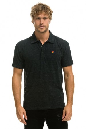 Camiseta Aviator Nation Polo Mujer Grey | 30PQDCKXN
