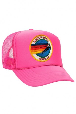 Gorras De Camionero Aviator Nation Aspen Hombre Multicolor | 81GXSODKW