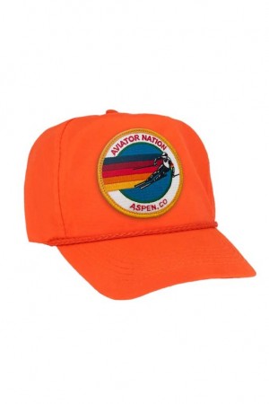 Gorras De Camionero Aviator Nation Signature Aspen Vintage Nylon Mujer Multicolor | 49LONRPCS