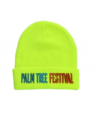 Gorro Aviator Nation Palm Tree Festival Aspen 2023 Hombre Yellow | 83ZYKMPWQ