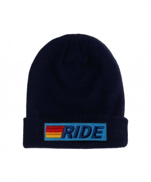 Gorro Aviator Nation Ride Logo Hombre Navy / Blue | 83NLMEPBW