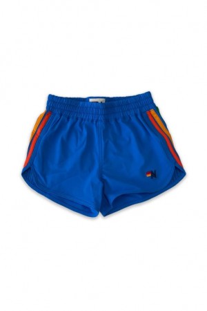 Short Aviator Nation 5 Stripe Flex Jogger Niños Parrot | 96LFUJCXP