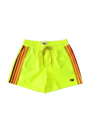 Short Aviator Nation Flex Board Niños Yellow | 95CAQRXKZ
