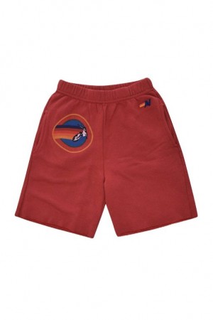 Short Aviator Nation North Shore Sweat Niños Red | 95KLWCOMF