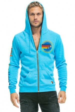 Sudadera con Capucha Aviator Nation Hombre Blue | 61GXBSACY