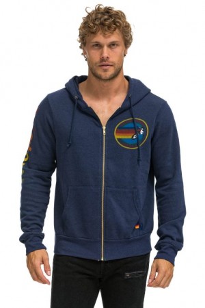 Sudadera con Capucha Aviator Nation Hombre Navy | 61HIBWYLE