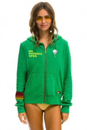 Sudadera con Capucha Aviator Nation Wm Phoenix Open 2023 Mujer Green | 01KIDRHTE