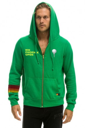 Sudadera con Capucha Aviator Nation Wm Phoenix Open 2023 Hombre Green | 59RESLNXP