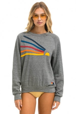 Sudaderas Aviator Nation Daydream Mujer Grey | 17BRDWZSP