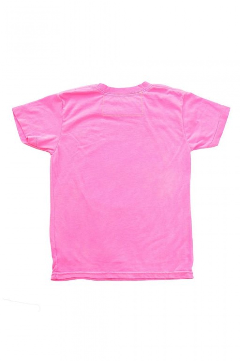 Camiseta Aviator Nation Aspen Niños Pink | 93CYWFPRL