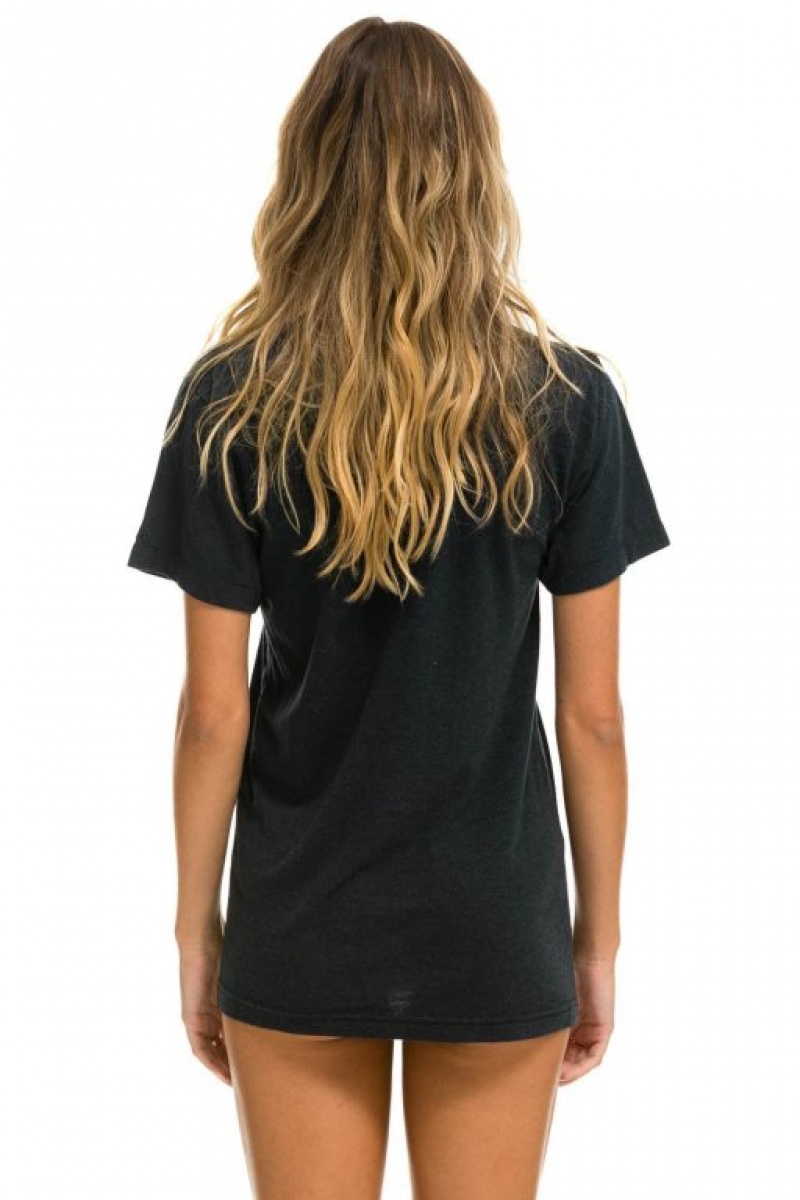 Camiseta Aviator Nation Bolt Mujer Grey | 29RVLTNHZ
