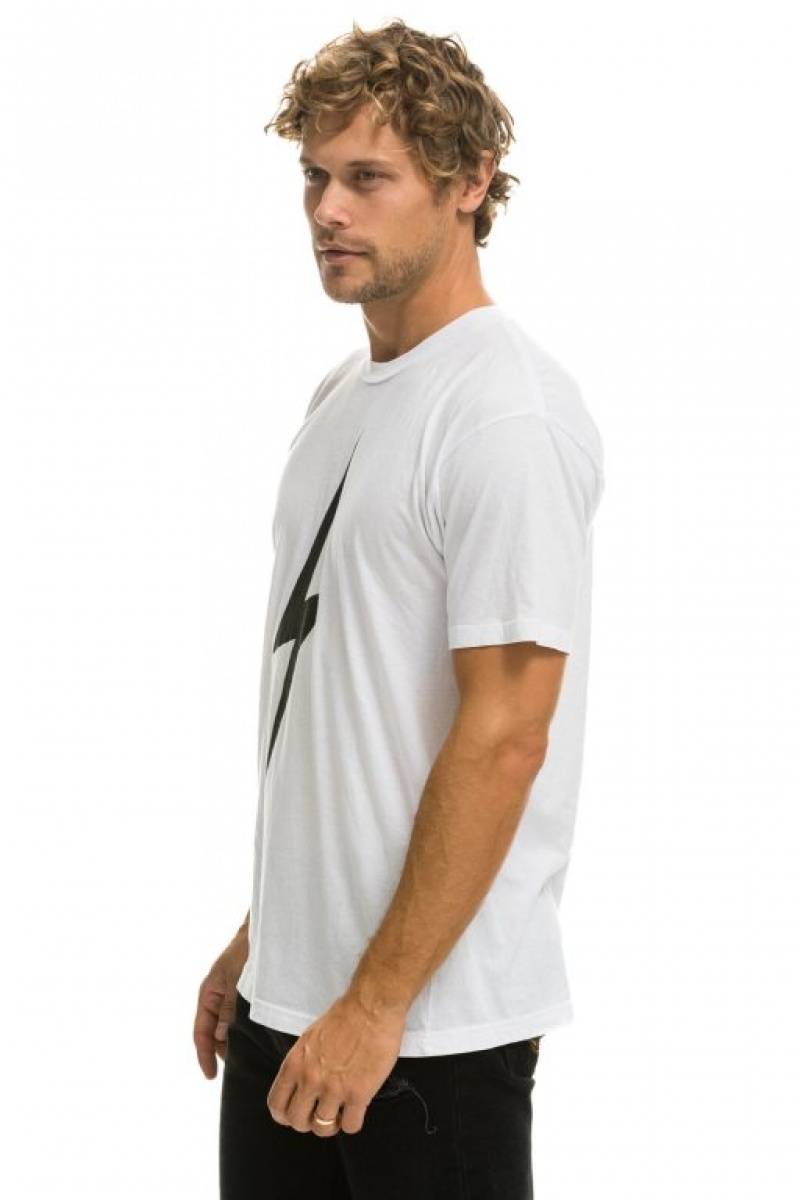 Camiseta Aviator Nation Bolt Mujer White | 29PSIWMCU