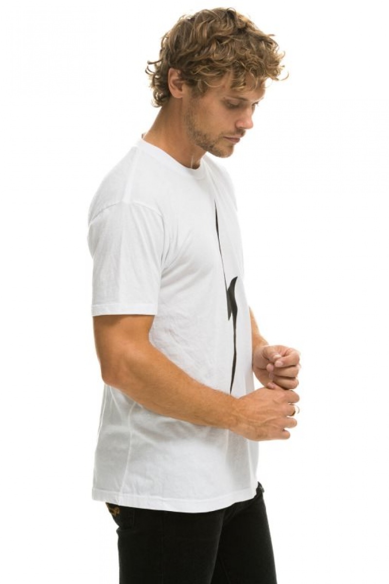 Camiseta Aviator Nation Bolt Mujer White | 29PSIWMCU
