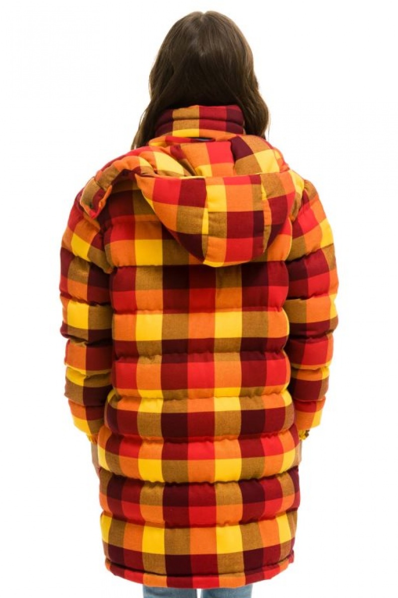 Chaquetas Aviator Nation Plaid Long Trekker Hombre Surfy Plaid | 69CGHBJOF