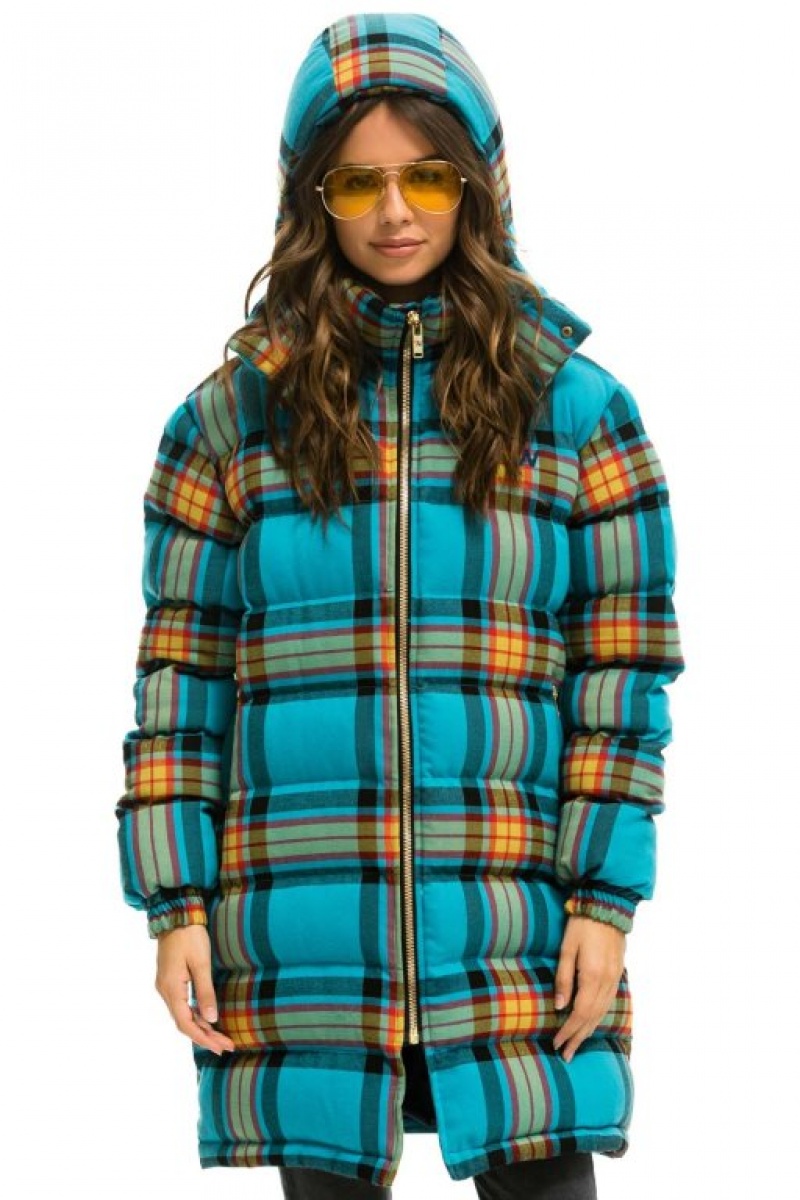 Chaquetas Aviator Nation Plaid Long Trekker Hombre Jackson Plaid | 69FTUIXKD
