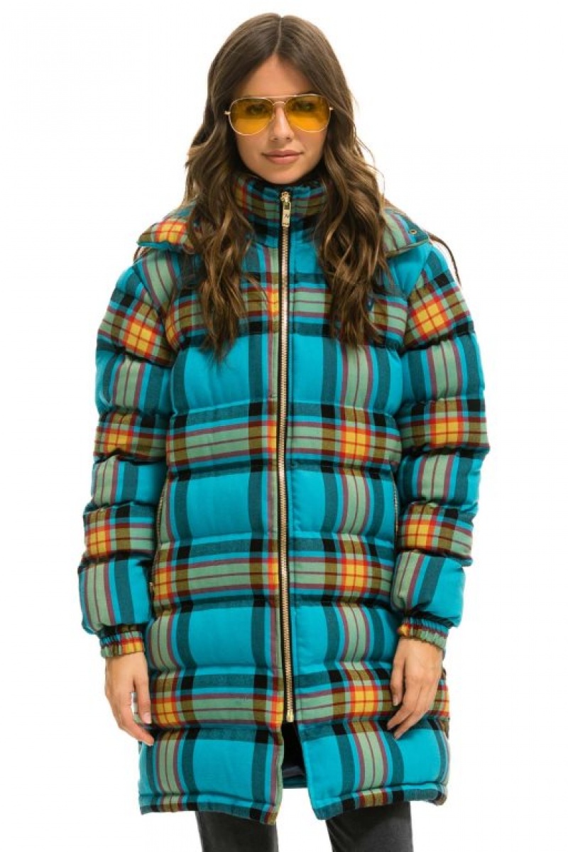 Chaquetas Aviator Nation Plaid Long Trekker Hombre Jackson Plaid | 69FTUIXKD