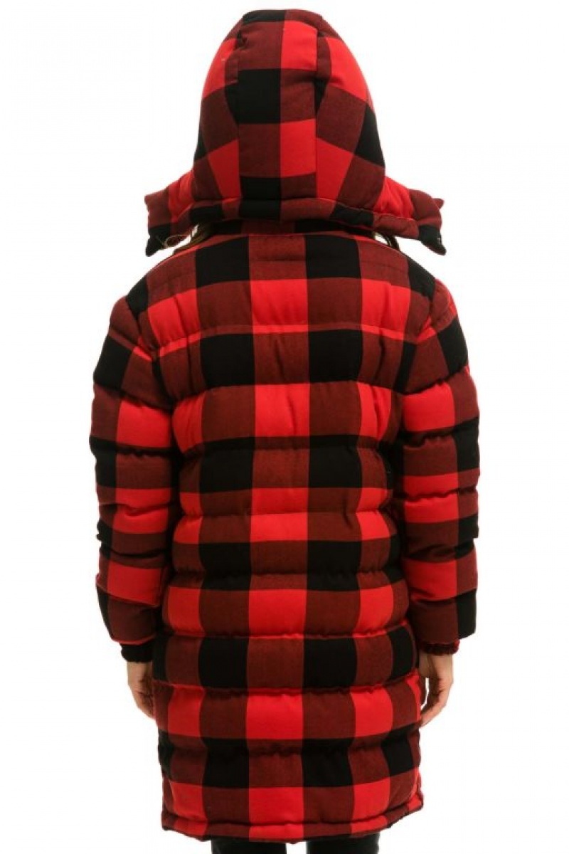 Chaquetas Aviator Nation Plaid Long Trekker Hombre Buffalo Plaid | 69GVNDBRX