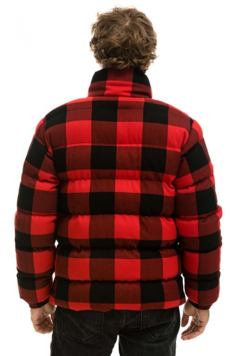 Chaquetas Aviator Nation Plaid Traveler Hombre Buffalo Plaid | 65GCLIUXT