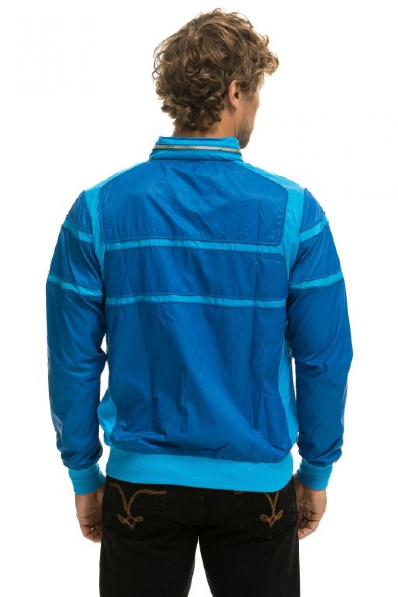 Chaquetas Aviator Nation Racer Hombre Blue | 64YANMEVD