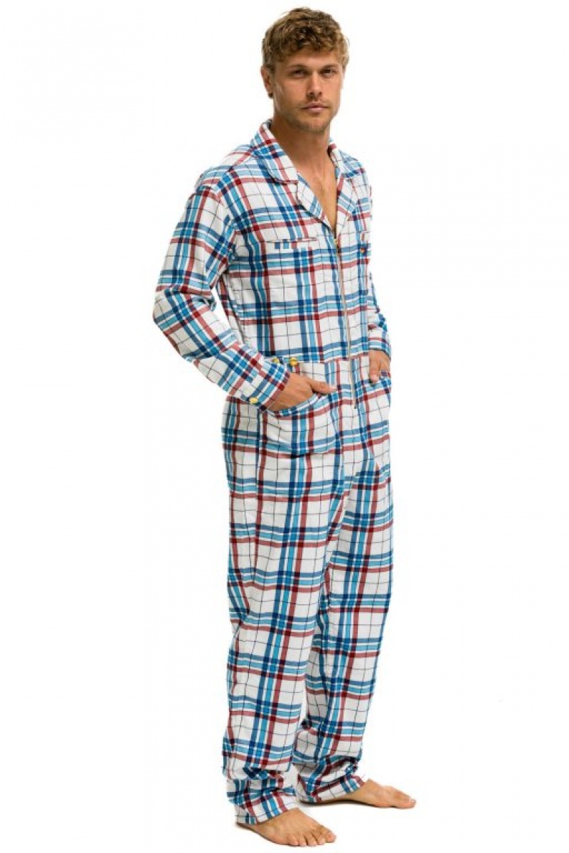 Flight Suit Aviator Nation Plaid Mujer Montauk Plaid | 08YLWZEQG