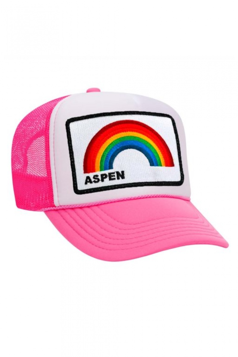 Gorras De Camionero Aviator Nation Aspen Rainbow Mujer Multicolor | 50YVPAJKC