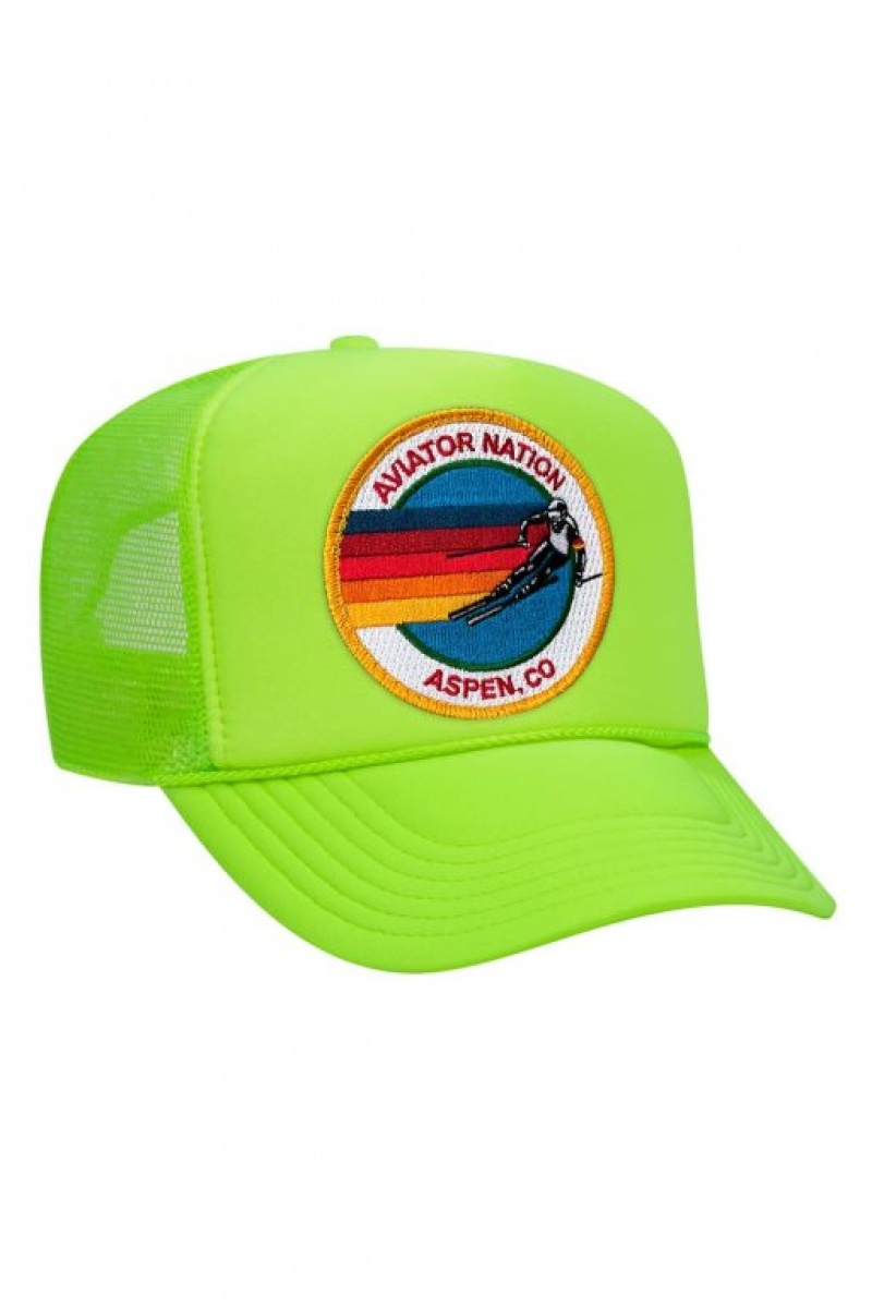 Gorras De Camionero Aviator Nation Aspen Hombre Multicolor | 81GXSODKW