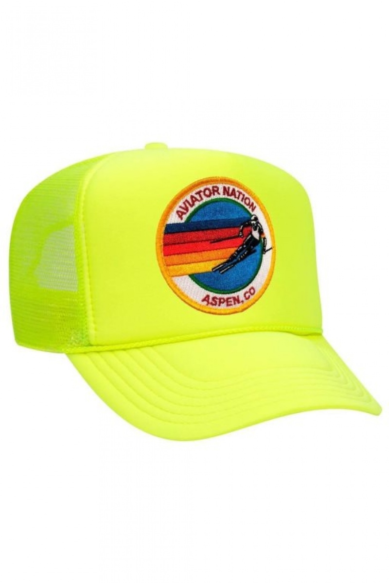 Gorras De Camionero Aviator Nation Aspen Hombre Multicolor | 81GXSODKW