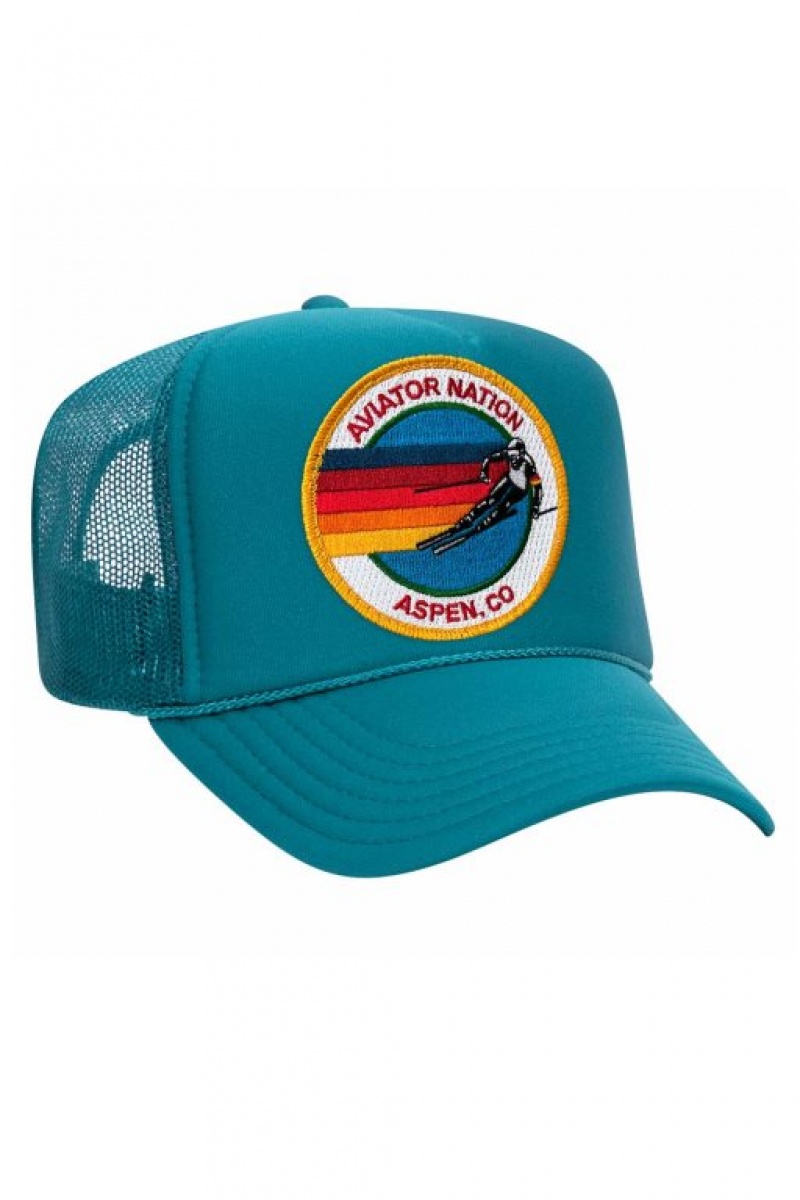 Gorras De Camionero Aviator Nation Aspen Hombre Multicolor | 81GXSODKW