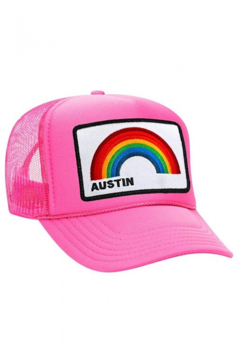 Gorras De Camionero Aviator Nation Austin Rainbow Mujer Multicolor | 50YOCUJMG