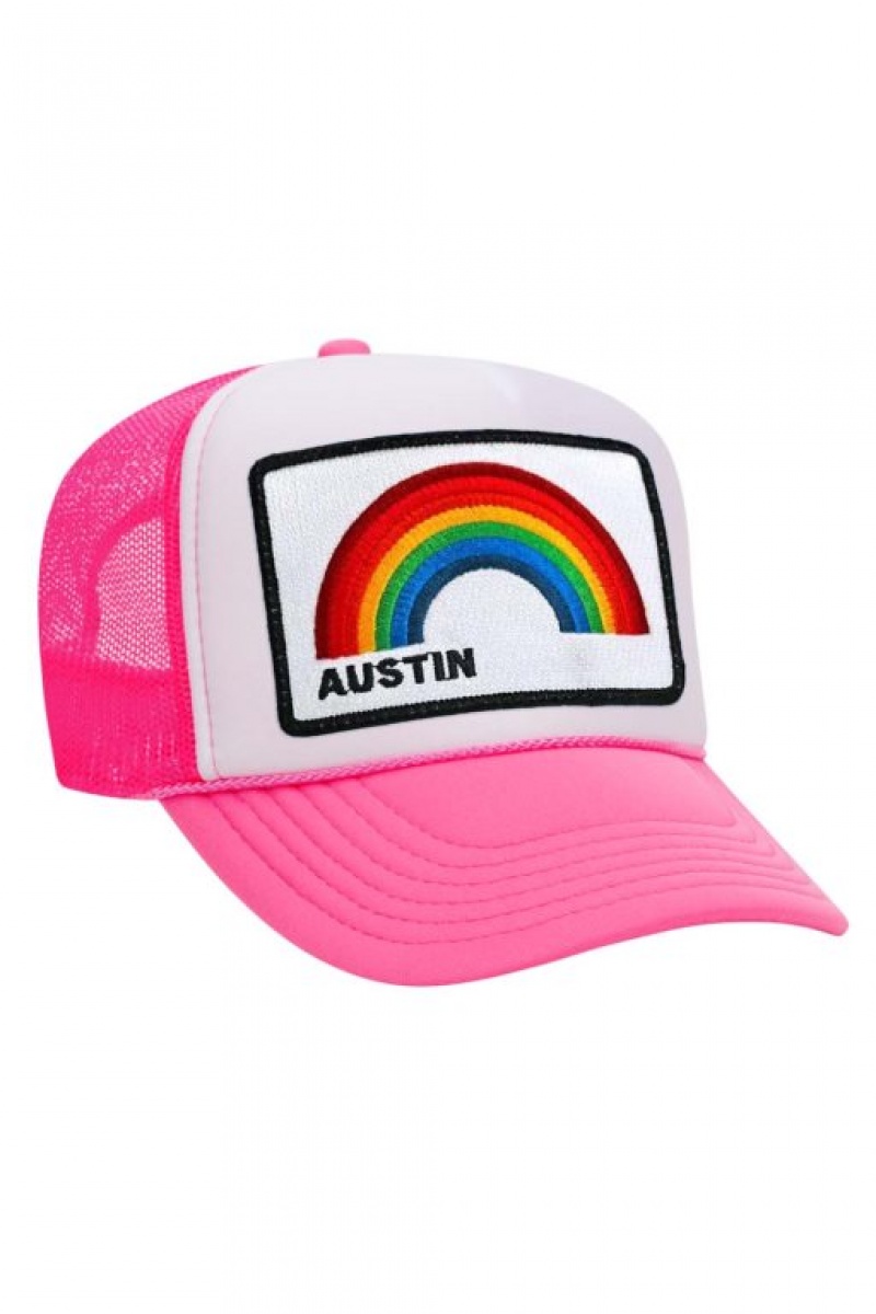 Gorras De Camionero Aviator Nation Austin Rainbow Mujer Multicolor | 50YOCUJMG