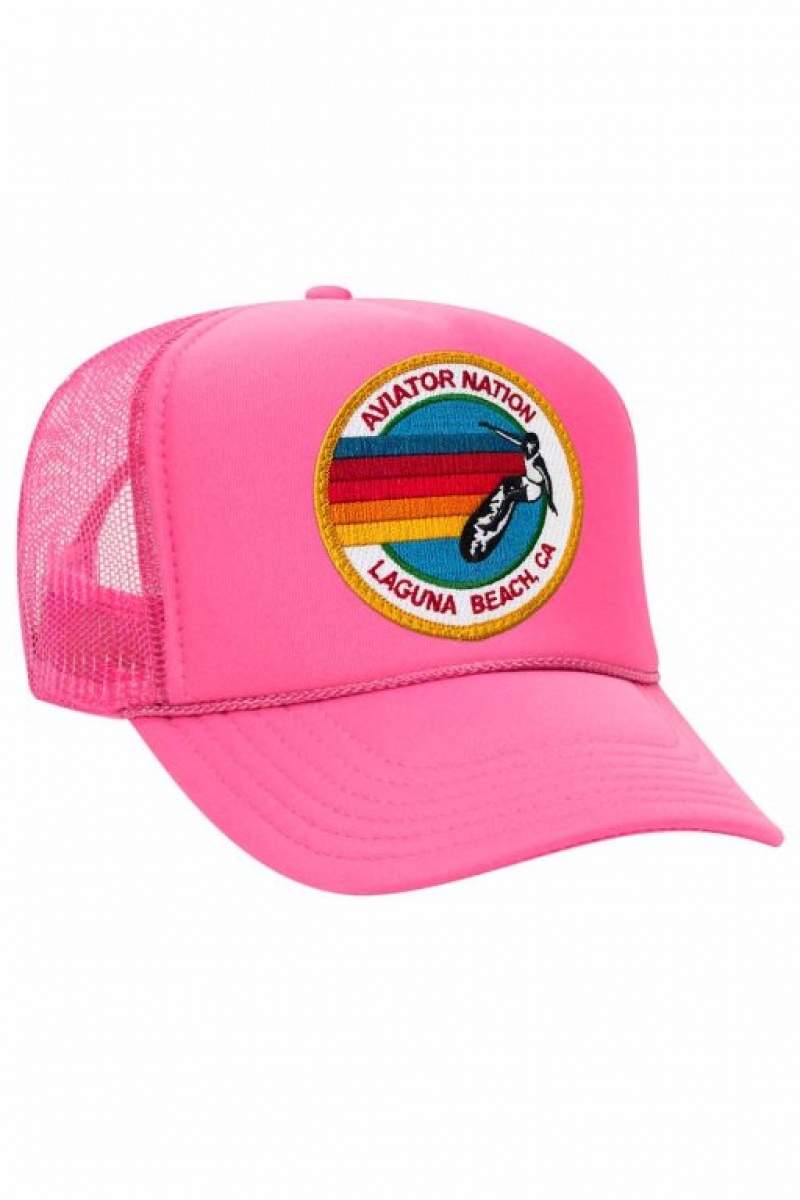 Gorras De Camionero Aviator Nation Laguna Beach Mujer Multicolor | 50VUMTSHB