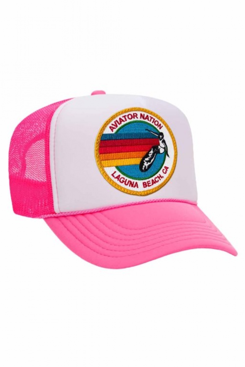 Gorras De Camionero Aviator Nation Laguna Beach Mujer Multicolor | 50VUMTSHB