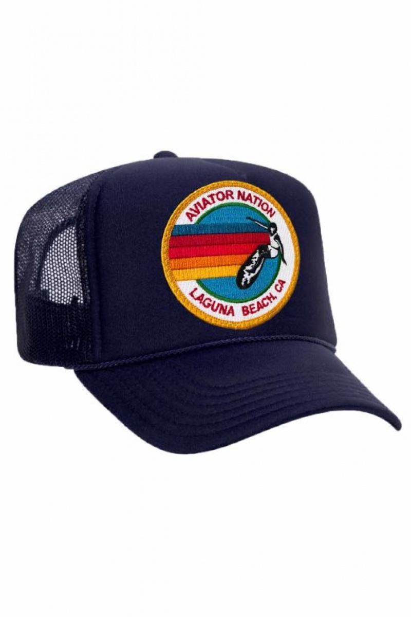 Gorras De Camionero Aviator Nation Laguna Beach Mujer Multicolor | 50VUMTSHB