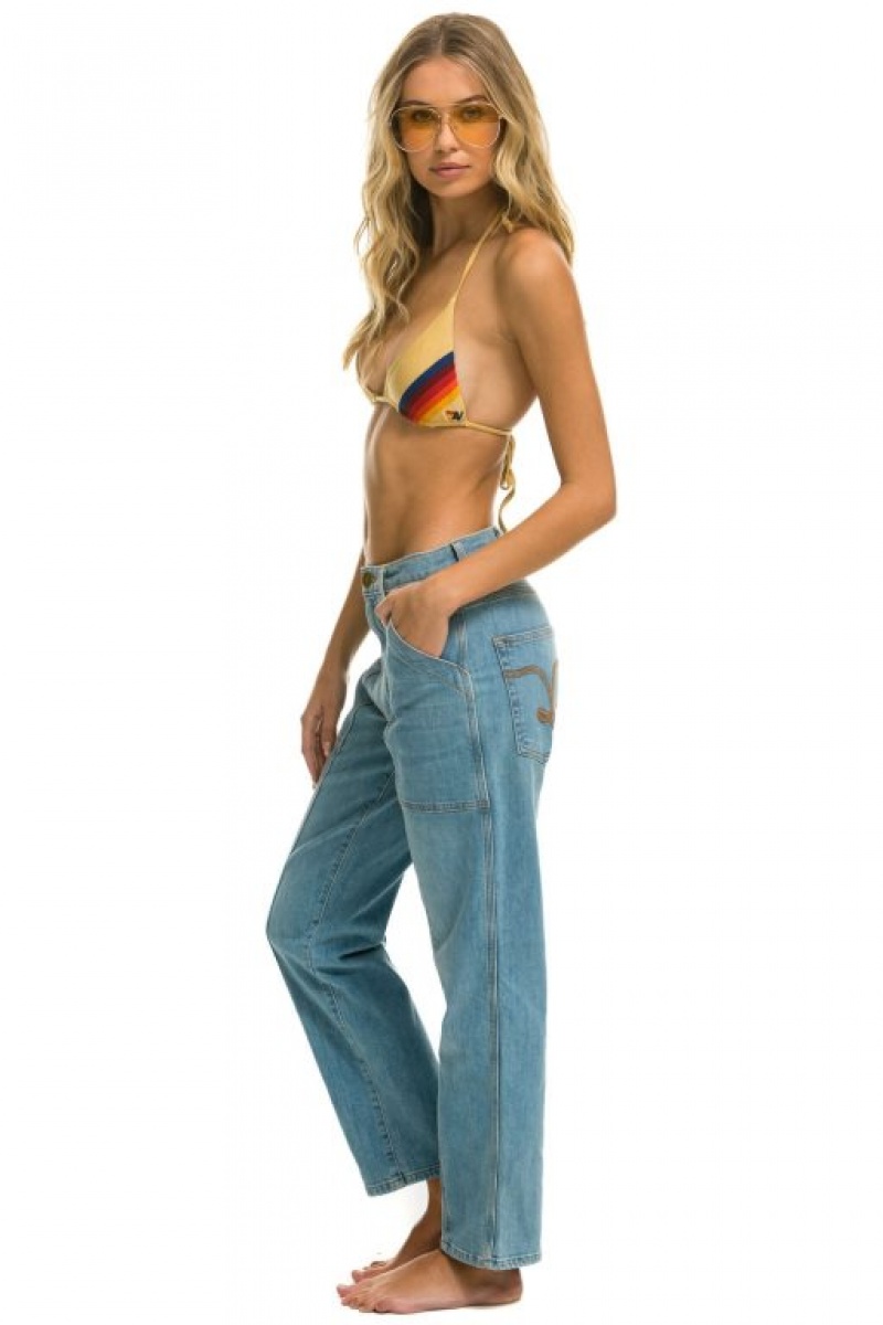 Jeans Aviator Nation Hi Rise Jessica Mujer Vintage | 41TORPBSL