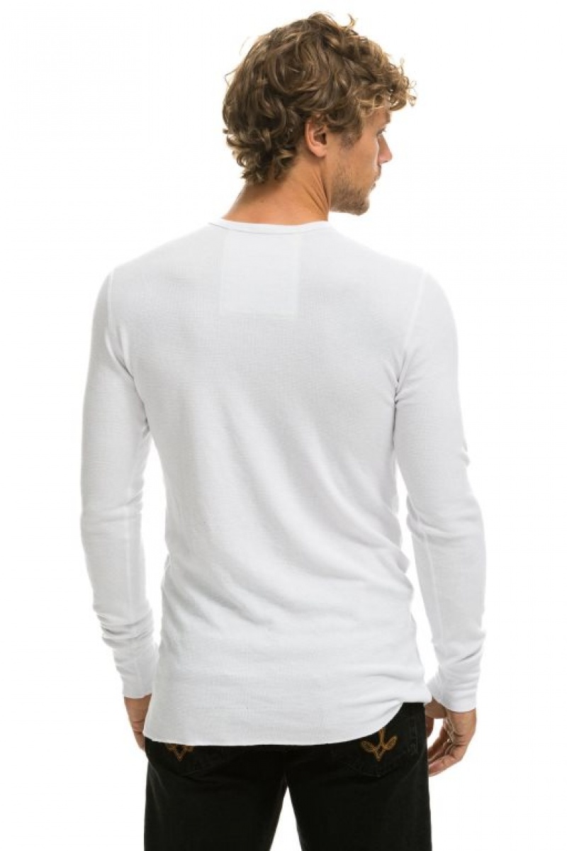 Manga Larga Aviator Nation Bolt Thermal Mujer White | 27QKASTRW
