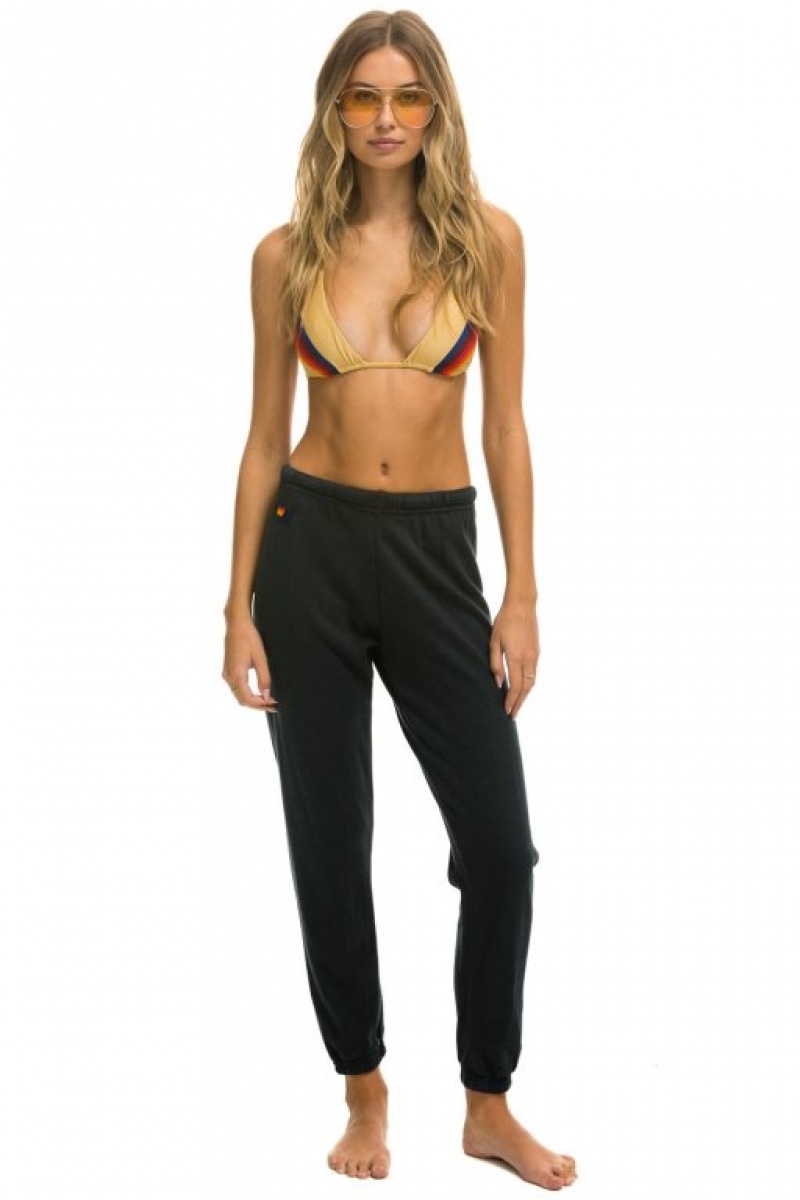 Pantalones Deportivos Aviator Nation Bolt Mujer Grey | 34RBSAUFY