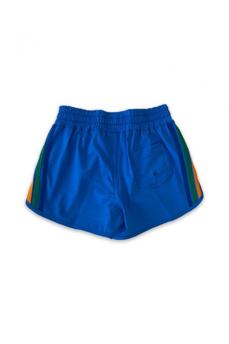 Short Aviator Nation 5 Stripe Flex Jogger Niños Parrot | 96LFUJCXP