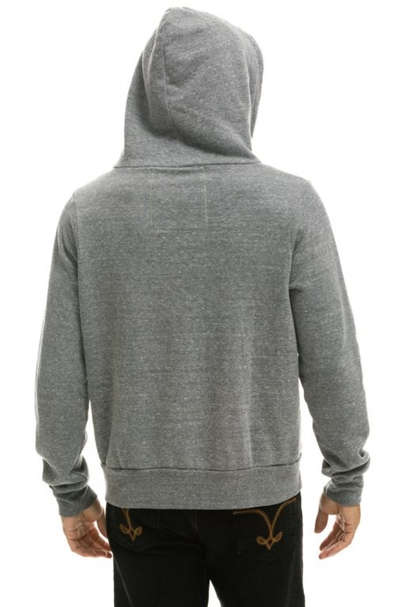 Sudadera con Capucha Aviator Nation 5 Stripe Mujer Grey / Grey | 04TSXYIVA