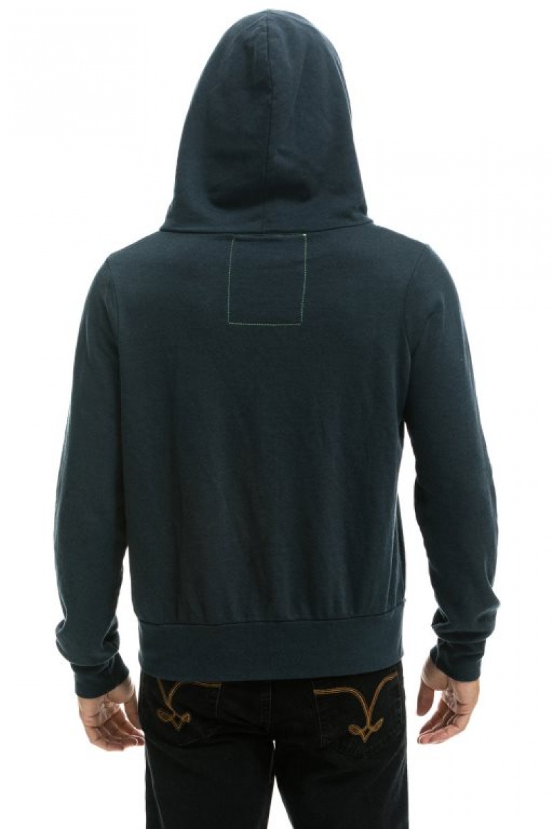 Sudadera con Capucha Aviator Nation 5 Stripe Mujer Grey | 04WPUIDLB