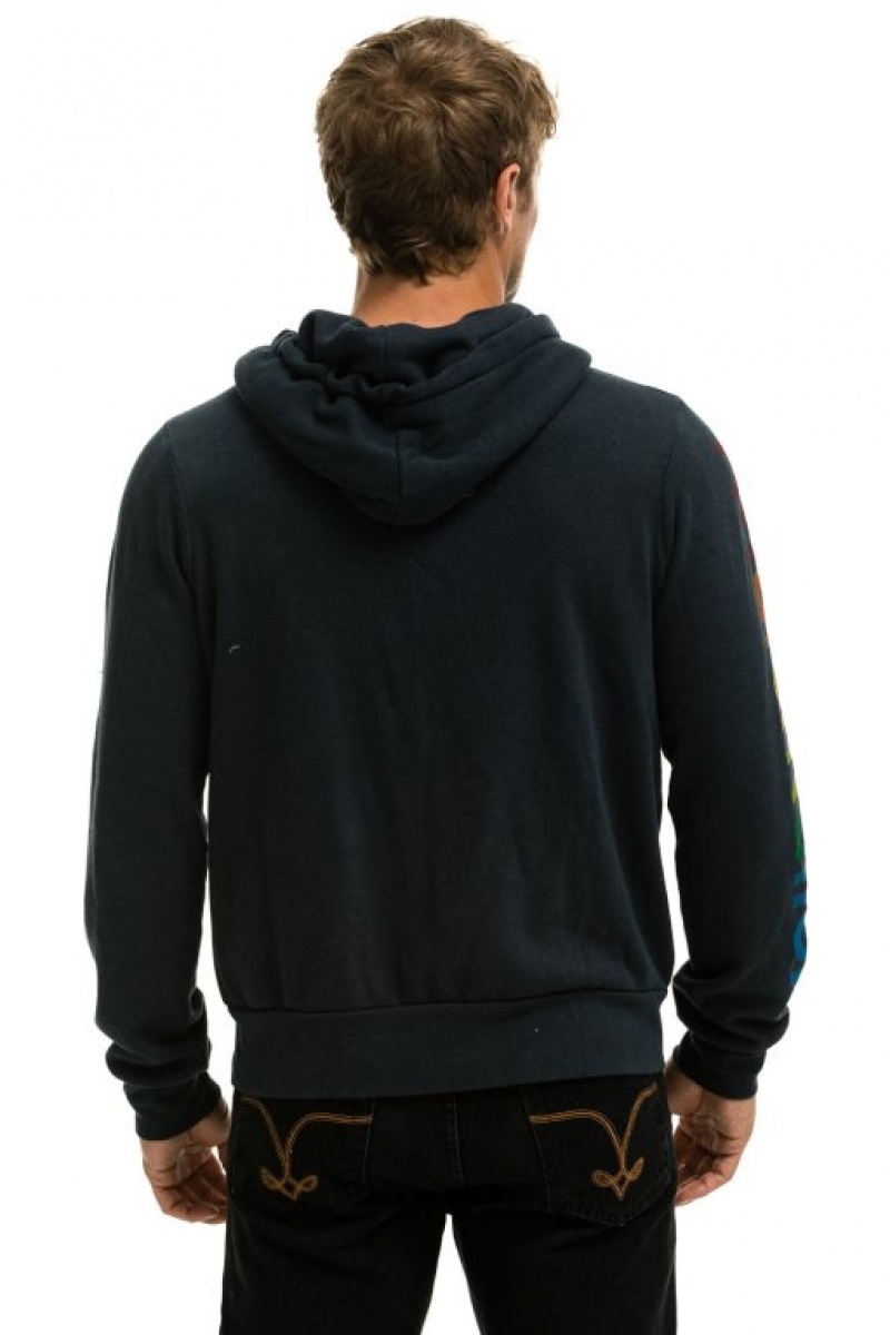 Sudadera con Capucha Aviator Nation Austin Hombre Grey | 61VTNFAMK