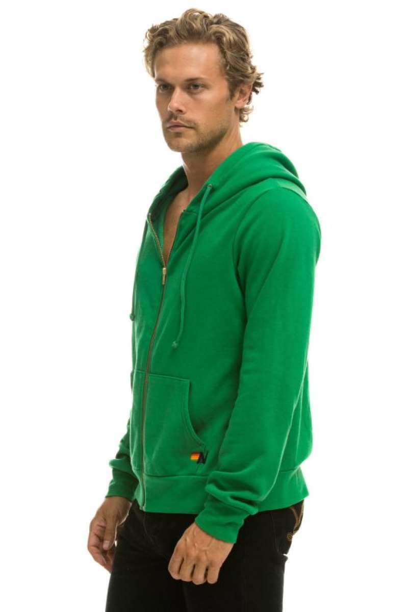 Sudadera con Capucha Aviator Nation Bolt Hombre Green | 60MAXGNEY