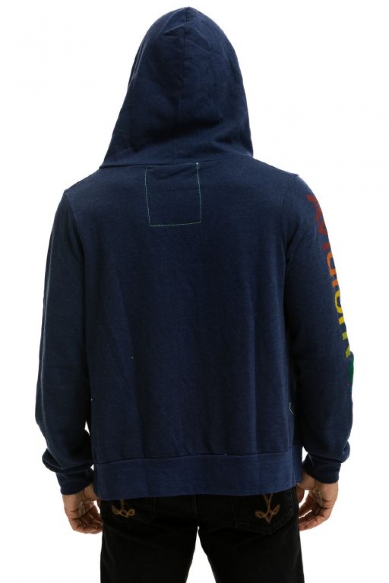 Sudadera con Capucha Aviator Nation Hombre Navy | 61HIBWYLE