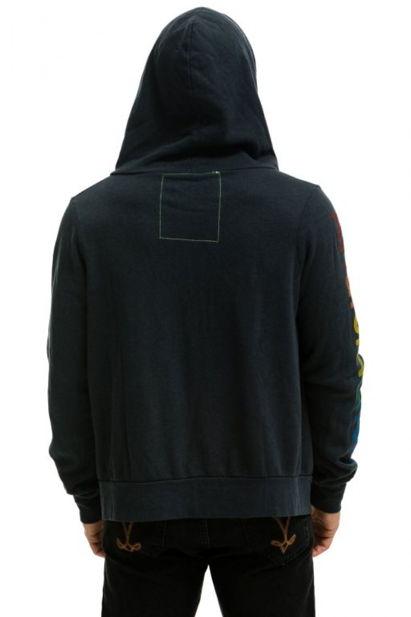 Sudadera con Capucha Aviator Nation Miami Mujer Grey | 02RMQKBSZ