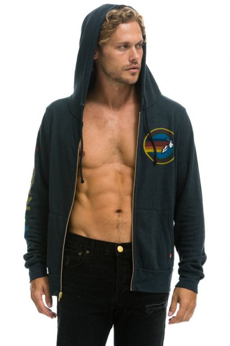 Sudadera con Capucha Aviator Nation Mujer Grey | 03AJSEWOH