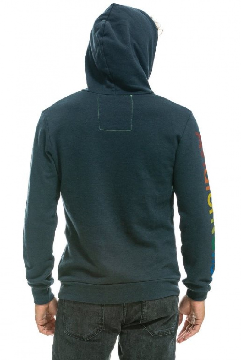 Sudadera con Capucha Aviator Nation Pullover Mujer Grey | 07KTIQEXF