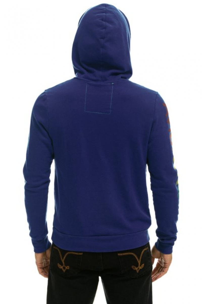 Sudadera con Capucha Aviator Nation Vail Pullover Mujer Purple | 06TEUNBYS