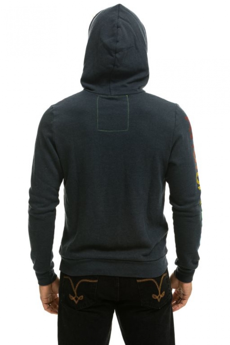 Sudadera con Capucha Aviator Nation Vail Pullover Mujer Grey | 06TJXFVKC