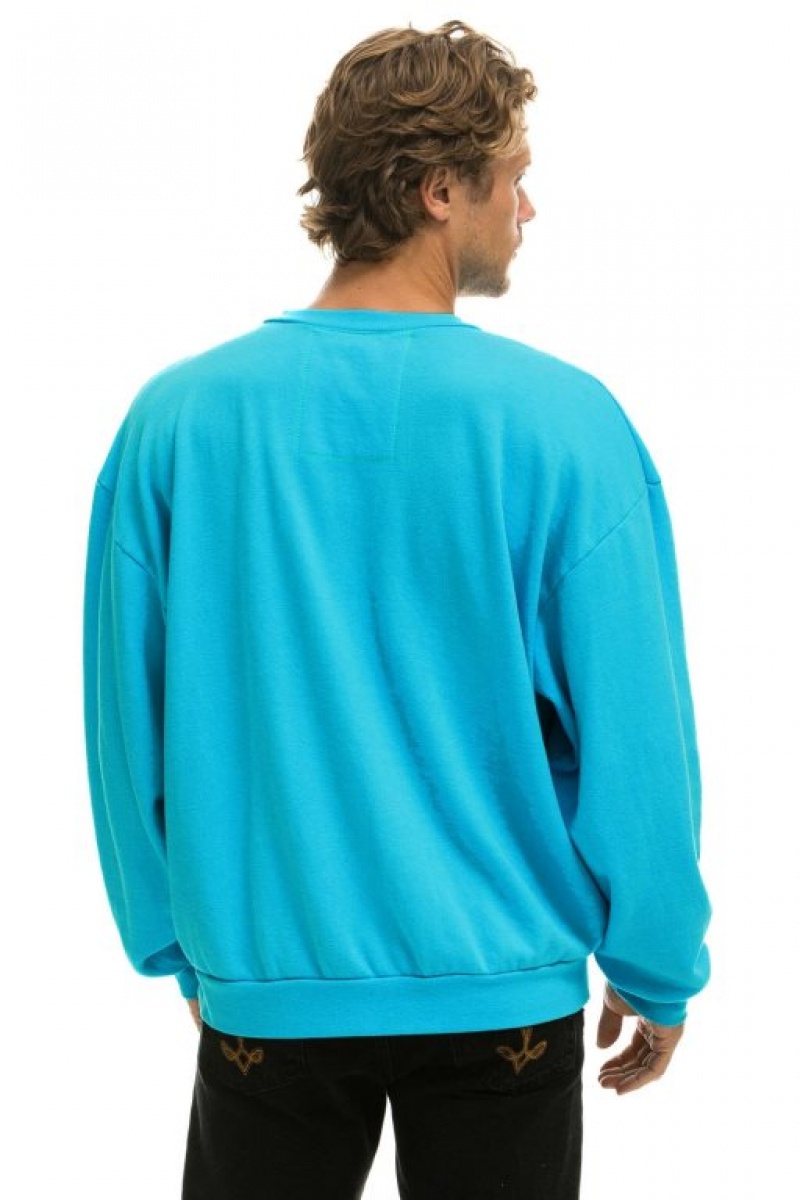 Sudaderas Aviator Nation Aim Youth Mental Health Relaxed Mujer Blue | 20PKDWXFI