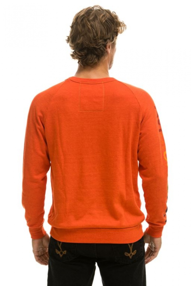 Sudaderas Aviator Nation Austin Mujer Orange | 20HXJSYKG