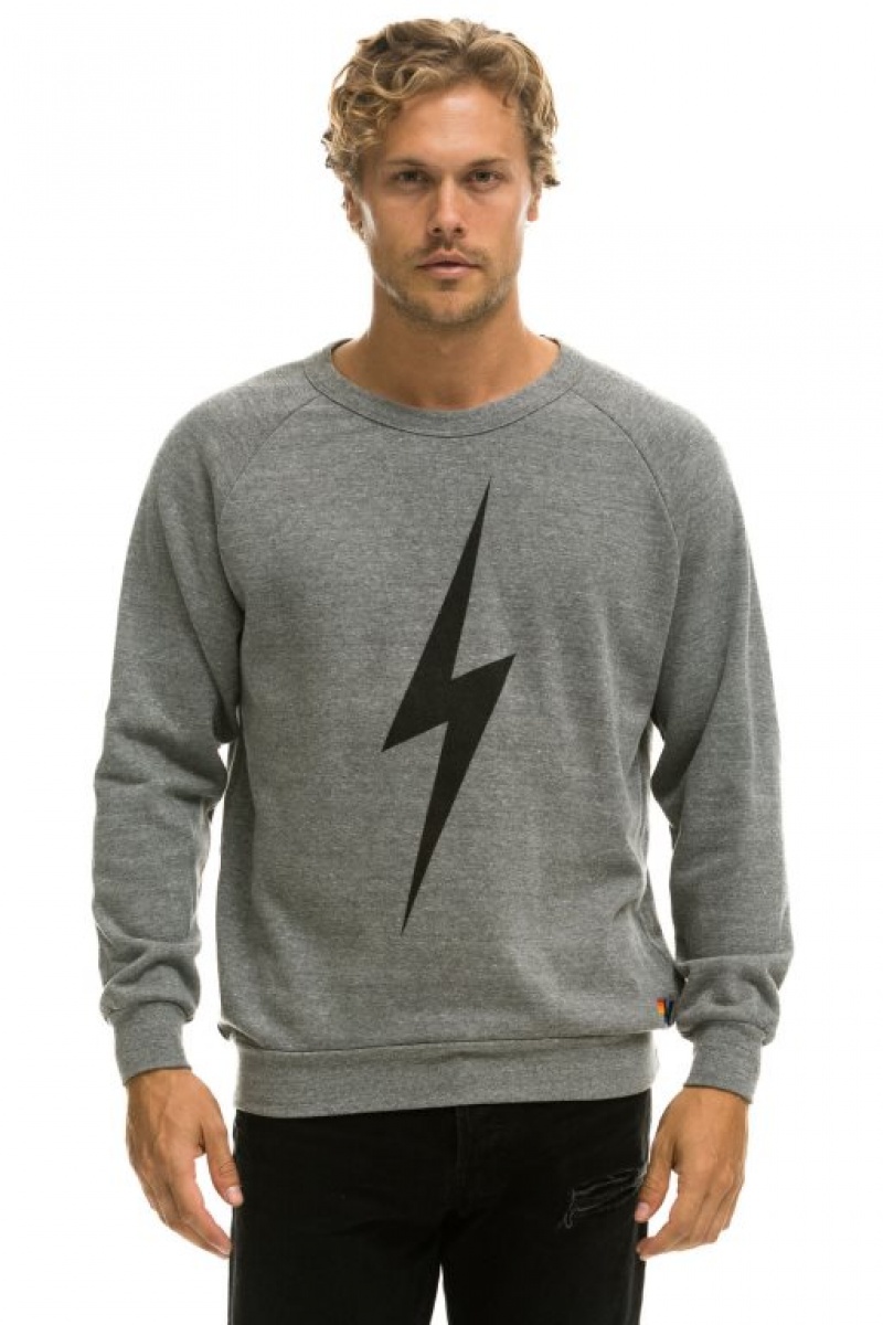 Sudaderas Aviator Nation Bolt Mujer Grey | 17VQITCXN